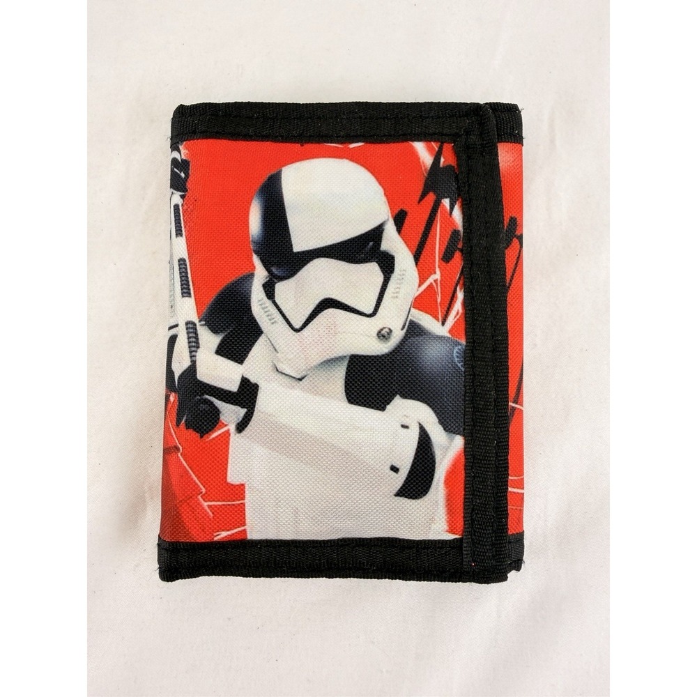 Star Wars Kids Tri Fold Wallet Stormtrooper Captain Phasma Nylon
